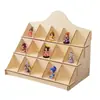 Estante de Exhibición de Madera de Cinco Niveles para Labiales, Perfumes, Joyería, Collares, Estante de Almacenamiento para Figuras de Muñecas