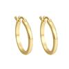 Pendientes de plata 925 con personalidad sencilla, pendientes de anillo de alta calidad, pendientes de lujo ligeros populares europeos y americanos, pendientes nuevos a juego.