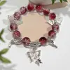 Atacado Pulseira Flor Explosão Margarida Super Fada Joias com Contas Pulseira Feminina de Alto Padrão Joia de Mão Transfronteiriça Pequenos Produtos de Yiwu