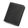 Cartera de Piel de Vaca de Primera Capa para Hombre de Venta Directa de Amazon, Cartera de Mano Moderna y Versátil, Cartera Vertical Casual de Gama Alta para Hombre