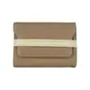 Portatarjetas de Acordeón de Cuero Genuino Estilo Japonés Transfronterizo, Billetera Pequeña para Monedas con Múltiples Ranuras para Tarjetas, Cartera Plegable Ultradelgada Estilo Japonés