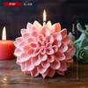 Molde de silicone para vela de aromaterapia Sanxin Flower Ball, faça você mesmo, gesso artesanal, ferramenta de moagem de pedra difusora, marca compartilhada, personalizado e preferencial