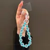 Correa para teléfono mate inspirada en colores dopamina, funda de teléfono, cadena para muñeca, llavero, accesorio para bolso y amuleto anti-pérdida