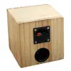 Caja de altavoz de madera subwoofer hecho a mano DIY audio para coche caja de madera caja vacía cuerpo de madera para uso doméstico