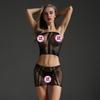 Venta al por mayor de fábrica sexy malla hueca sexy ropa de malla Europa y Estados Unidos estilo caliente sexy ropa interior uniforme tentación