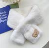Bufanda Cruzada de Invierno INS Estilo Coreano Lindo Bufanda Cálida y Cómoda Set para Bebé Niños y Niñas
