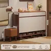 Gabinete de Madera Maciza para Zapatos Integrado con la Entrada, Gabinete de Recibidor, Gabinete Zapatero para el Pasillo Fuera de la Puerta, Gabinete de Almacenamiento de Gran Capacidad para el Pasillo