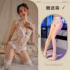 Lingerie Sexy com Alças de Renda, Body Sedutor para Mulheres, Roupa de Dormir Apaixonada Quente com Abertura na Virilha