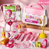 Caja de Almacenamiento para Kit Médico de Juego de Rol para Niños, Set de Juguete de Doctor para Niñas, Estetoscopio de Enfermera Realista e Inyección