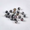 Cuentas de Piedra Tallada Transparentes de Colores, Cuentas Globulares de 96 Caras, Hechas a Mano para Pulsera, Collar, Joyería, Accesorios para Ensartar, Venta al por Mayor