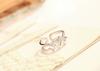 Anillo Simple Transfronterizo Nuevo Europeo y Americano Ins Anillo Abierto para Mujer Moda Multicapa Envolvente Anillo de Dedo Índice Joyería Popular