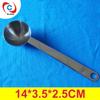 Cuchara de café de acero inoxidable cuchara cuchara para mezclar cuchara de bar para batidos cuchara para jugo leche té cantidad de condimento metal creativo