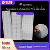 Película protetora transparente de PET de camada dupla cortada na fábrica Película à prova de poeira para LCD Película espelhada anti-riscos antiestática