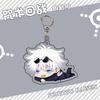 Llavero Z de acrílico transparente, joyería, juego de anime, llavero periférico, bolso colgante