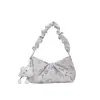 Bolso cruzado de diseño nicho con ilustración de graffiti estilo Ins coreano para mujer, bolso de axila de gran capacidad de moda callejera estilo japonés
