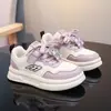 Zapatos Deportivos para Niños 2026 Nuevo Primavera Superficie de Cuero Infantil Casual de Plataforma Niñas Dibujos Animados Velcro Versátil Estudiante