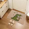 Felpudo de Alfombra para Puerta de Entrada para Uso en el Hogar, Imitación Lino con Base de Goma, Felpudo Antideslizante, Felpudo Resistente a Manchas, Alfombra Anti-Sisal al por Mayor