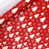 Papel de Regalo Navideño Tamaño Grande Ecológico Papel Kraft Amarillo Papel de Regalo Navideño Cuadros Rojos Cabeza de Reno Patrón de Copo de Nieve