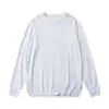 Sudadera unisex de manga larga sin capucha para primavera y otoño, moderna, holgada, elegante, versátil, de cuello redondo, casual, para estudiante