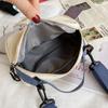 Bolsa Feminina de Lona Ins Urso Mini Bolsa de Mão Feminina 2023 Nova Bolsa Transversal de Ombro para Menina Fofa Divertida