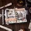 Papel Estilo Yanji Serie Filosófica Bloc de Notas Retro Decoración Base para Collage 40 Hojas en 5 Estilos