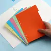 Páginas Divisorias para Cuaderno A5A6 Papel Índice Universal Recargable A4B5 Papel Divisor Colorido Personalización