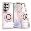 Funda magnética para teléfono Samsung S26Ultra con soporte de anillo giratorio, apta para S25, transparente, A16, anticaídas 55, funda protectora