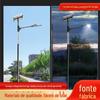 Conjunto completo de luzes LED com poste para exterior Novo estilo chinês antigo de campo luzes de jardim paisagístico poste de luz solar de 6 metros