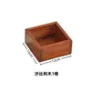 Bandeja de Frutas de Madera, Bandeja de Ingredientes para Hot Pot y Barbacoa de Sapele con Nueve Compartimentos, Bandeja para Preparar Té, Caja de Almacenamiento Multicompartimento