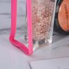 Bolsa de Embalagem Cosmética de PVC Transparente Personalizada com Zíper Costurado Bolsa de Armazenamento para Papelaria Bolsa Portátil de Armazenamento para Viagem