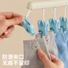 Perchero para pantalones de bebé, colgador especializado para colgar pantalones, estante de almacenamiento y secado con múltiples clips, plegable, a prueba de viento para secar ropa interior y calcetines