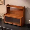 Estante de Almacenamiento para Encimera de Cocina, Estante para Especias del Hogar, Estante de Almacenamiento de Escritorio a Prueba de Polvo, Estante para Estantería de Baño, Estante para Organizar y Almacenar