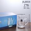 Dispensador de Licores de Vidrio al por Mayor para Uso Doméstico, Decantador Pequeño de Vino con Marcas Graduadas para Vino Tinto y Licores, Diseño Engrosado