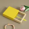 Caja de joyería de película de PE impresa para anillos, pulseras, caja extraíble para colgantes, collares, accesorios de arte de uñas y caja de embalaje para joyería