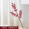 En stock, fruta de la fortuna, mesa de comedor interior para el hogar, simulación de acebo, baya roja, frijol enamorado, decoración, flor artificial, fruta roja
