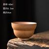 Varias tazas de té de gres hechas a mano Huan retro de mineral bruto, taza maestra de cerámica individual para juego de té kung fu, taza de té sin esmaltar