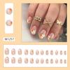 Manicure simples de cor sólida estilo Comércio Exterior para garota Aurora de desejo puro, unhas postiças acabadas estilo ins europeu e americano, manicure usável