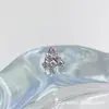 Brincos Pequenos Triangulares Ciclone de Liga de Titânio Astmf-13 Titânio G23 Rosca Interna Zircônia Studs de Lábio Studs de Orelha Joias para Piercing
