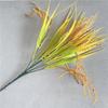 Oreja de arroz artificial, flor de arroz, espiga de trigo, flor seca, accesorios de tiro de plástico, decoración de flores para sala de estar al aire libre