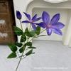 Flores Artificiais Roxas, Rosas, Hortênsias para Casamento, Flores de Seda, Rosas Decorativas para Paisagismo, Mar de Flores em Cascata Famoso na Internet