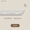 Moldura de PU repujada estilo francés color crema para techos de casas de autoconstrucción y villas, moldura superior tallada, resistente a la humedad, moldura de esquina de PU imitación estuco