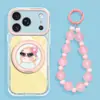 Funda de teléfono para niña con bloques de color, compatible con Apple 17, iPhone 18 Pro Max, diseño lindo de caricatura, transparente y resistente a caídas