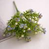 Decorações de flores artificiais para casa sala de estar mesa flores de simulação arranjo de flores vaso mesa de jantar ornamentos hidropônicos decoração estilo luxo leve