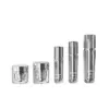 Set de Botellas Cuadradas de Acrílico en Stock para Empaque de Cosméticos, Botella de Crema Electroplateada, Botella para Loción, Botella con Atomizador para Cuidado de la Piel