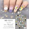 Serie MS-C Color Macarrón Lindo Gato Monstruo Mascota Dulce Pegatinas para Uñas Pegatinas de Uñas Populares en Línea Explosiones