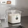 Balde de Arroz Estilo Japonês Chuanhang para Uso Doméstico, Arroz de Grau Alimentício, Grãos, Farinha, Balde Simples de Armazenamento de Grãos, Recipiente para Armazenamento de Arroz e Farinha