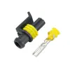 Conector automotivo à prova d'água série 1.5, plugue AMP, conexão macho-fêmea, retardador de chama, plugue de 1/2/3/4/5/6 pinos