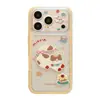 Funda Colorida Gato de Fiesta para iPhone 17 iPhone 18 Pro Dibujos Animados 3D Protección Completa del Borde 15/16