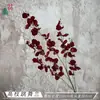 Arreglo floral artificial de orquídea para baile de bodas, orquídea de tallo largo con diseño de mariposa, flores artificiales al por mayor, materiales florales decorativos de alta calidad