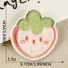 Parche Adhesivo Decorativo de Dibujos Animados Bordados Doku para Comida y Fruta en Accesorios de Ropa, Fundas de Teléfono y Aplicaciones de Tela
